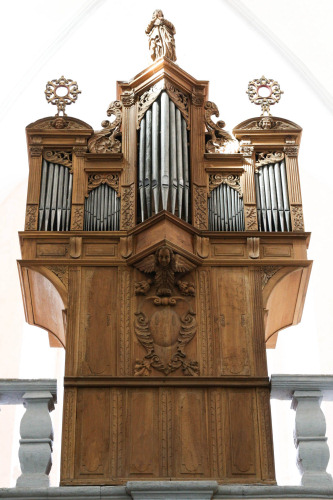 Orgue de l'église d'Orgelet, photo C. Quillon