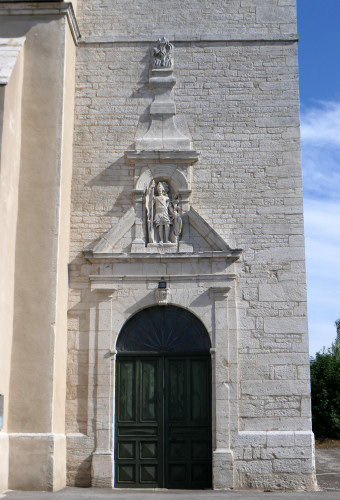 Portail de l'église de Boult, photo Y. Bessero
