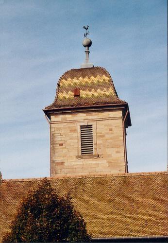 Clocher de Clairegoutte (70) photo A. Gély