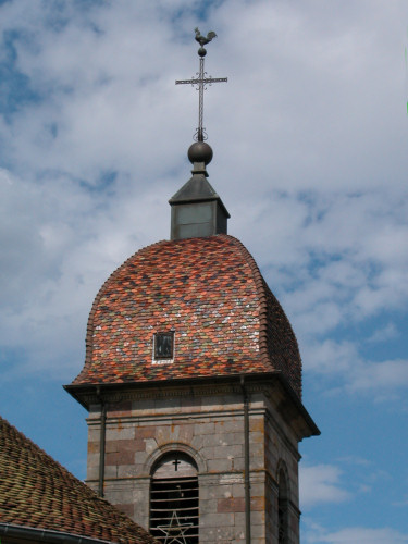 Clocher d'Abelcourt (70) photo B. Lamblin