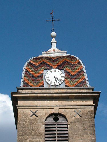 Clocher d'Anchenoncourt-et-Chazel (70) photo B. Lamblin
