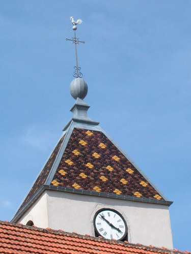 Clocher d'Aroz (70) photo B. Lamblin