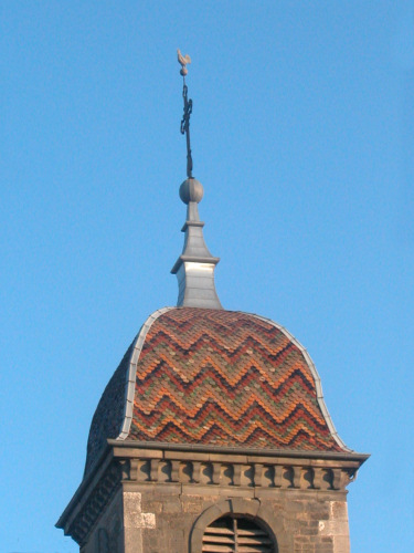 Clocher d'Augicourt (70), photo B. Lamblin