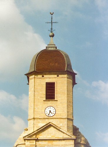 Clocher de Borey (70) photo B. Lamblin