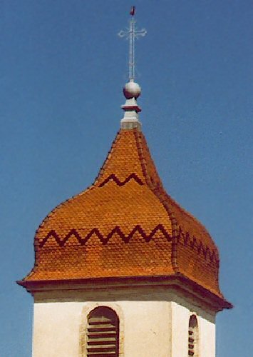 Clocher comtois de Chamesol (25), photo B. Lamblin