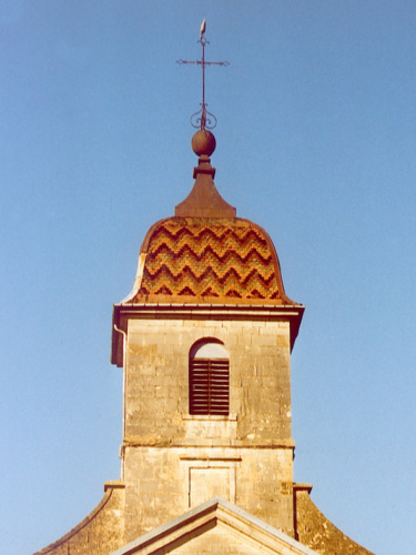 Clocher de Chargey-lès-Port (70), photo B.Lamblin