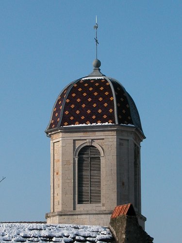 Clocher de Chariez (70) photo B. Lamblin