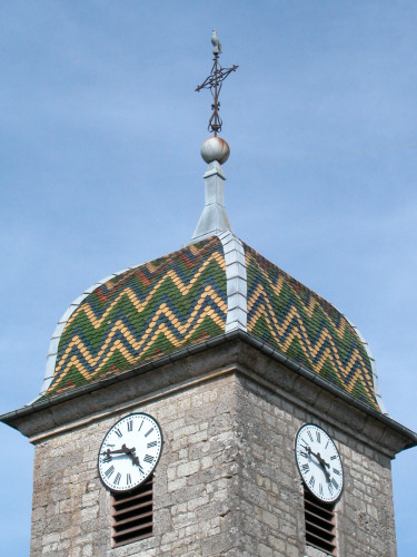 Clocher de Cornot (70) photo B. Lamblin