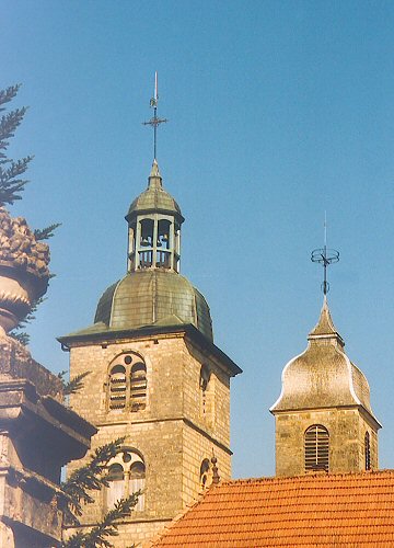 Clocher de Faverney (70) photo B. Lamblin