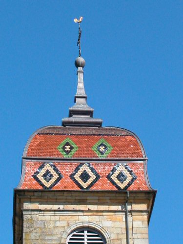 Clocher de Fougerolles (70) photo B. Lamblin