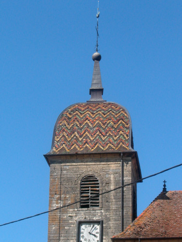 Clocher de Montigny lès Cherlieu (70) photo B. Lamblin