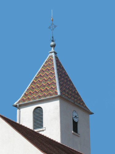 Clocher de Montigny-lès-Vesoul (70) photo B. Lamblin