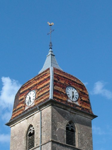 Clocher de Polaincourt et Clairefontaine (70) photo B. Lamblin