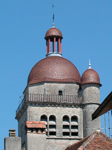 Clocher de Poligny (39) photo B. Lamblin