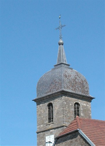 Clocher de Preigney (70) photo B. Lamblin