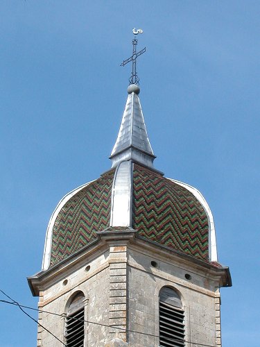 Clocher de Scey-sur-Saône, photo B. Lamblin
