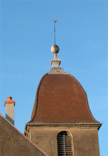 Clocher de Vauconcourt-Nervezain (70) photo B. Lamblin