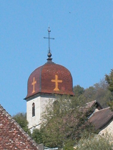 Clocher de Vaufrey (25) photo B. Lamblin