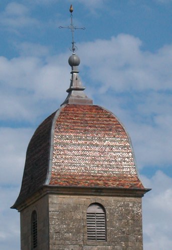 Clocher de Villers-lès-Luxeuil (70) photo B. Lamblin