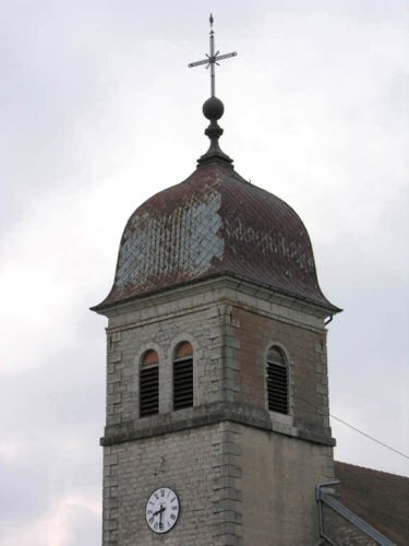 Clocher de Fort-du-Plasne (39) photo B. Mougey