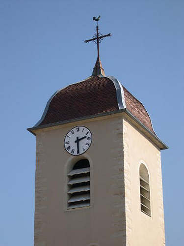 Clocher de Foucherans (39) photo B. Mougey