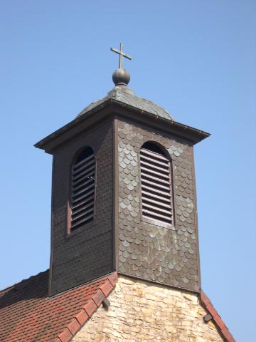 Clocher de la chapelle de Placey (25), photo B. Mougey