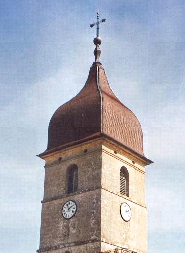 Clocher de Dommartin (25) photo C. Briot