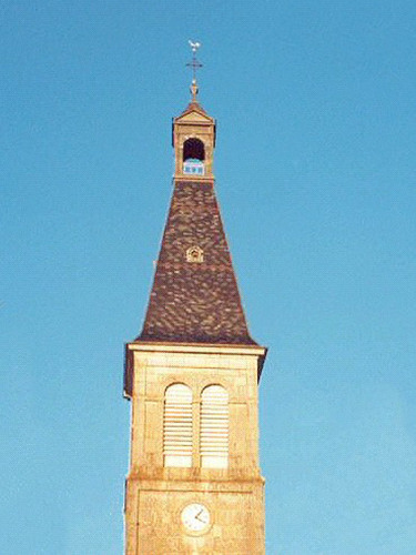 Clocher d'Epeugney (25), photo C. Briot