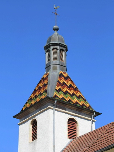 Clocher d'Ailloncourt (70) photo C. Quillon