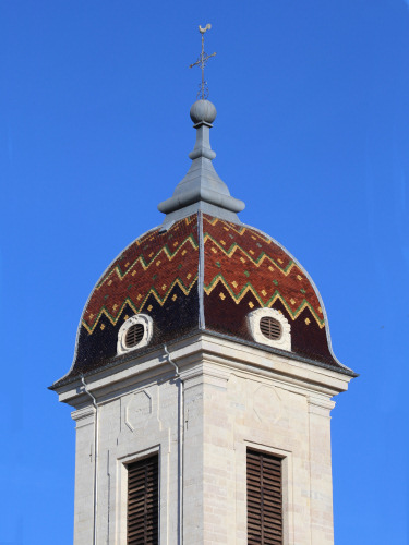 Clocher de Pesmes (70), photo C. Quillon