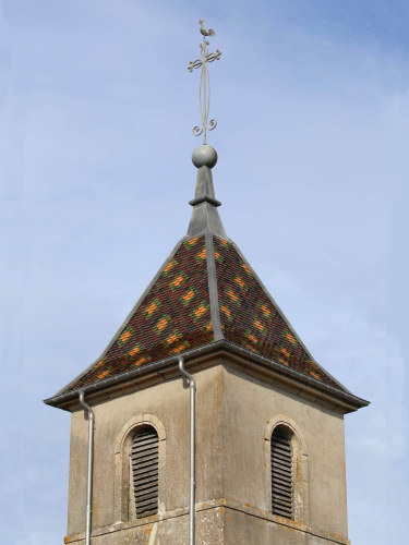 Clocher de Saint-Gand (70) photo C. Quillon