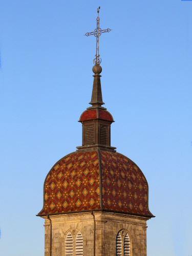 Clocher de Vitrey-sur-Mance (70) photo C. Quillon