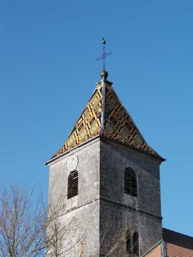 Clocher d'Amathay-Vésigneux (25) photo D. Briot