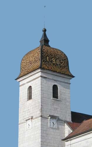 Clocher comtois de Bretonvillers (25) photo D. Briot