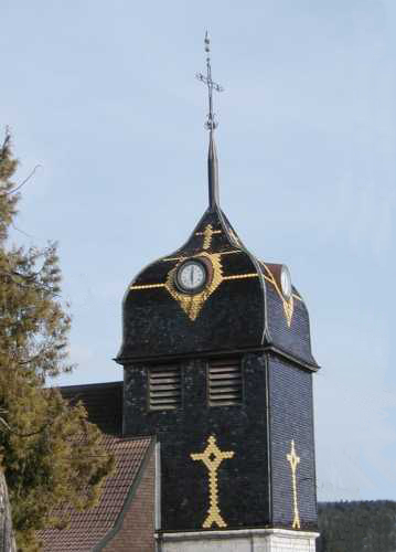 Clocher d'Oye-et-Pallet (25) photo D. Briot