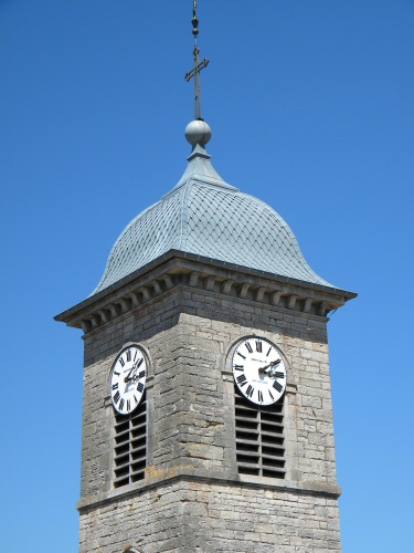 Clocher d'Aubertans 70), photo D. Bion