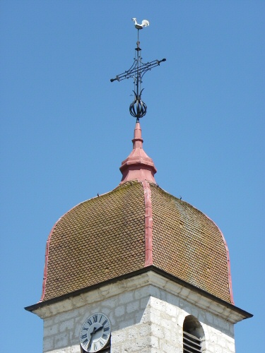 Clocher d'Ouhans (25), photo D. Bion