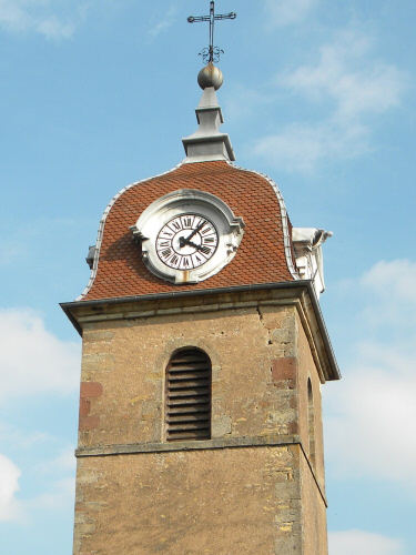 Clocher de Vellechevreux-et-Courbenans (70) photo D. Bion