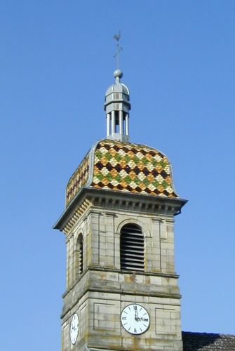 Clocher d'Aillevans (70) photo R.N. Laurençot