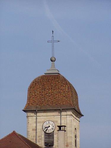 Clocher d'Amblans et Velotte (70) photo R.N. Laurençot
