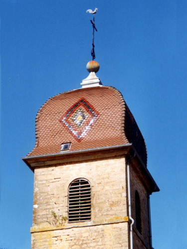 Clocher d'Audeux (25) photo R-N. Laurençot