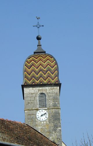 Clocher d'Avilley (25) photo R-N Laurençot