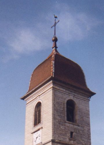 Clocher de Chaux-lès-Clerval, photo R.N. Laurençot