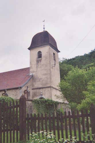 Clocher de Colombier-Fontaine (25) photo R-N. Laurençot