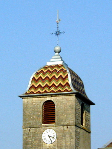 Clocher de Corcondray (25), photo R.N. Laurençot