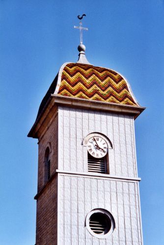 Clocher de Crosey-le-Petit (25) photo R.N. Laurençot