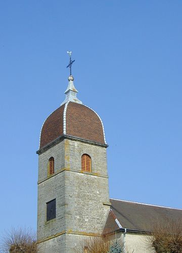 Clocher comtois de Cuse-et-Adrisans (25) photo R.N. Laurençot