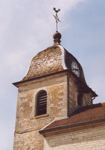 Clocher de Gézier-et-Fontenelay, photo R-N. Laurençot