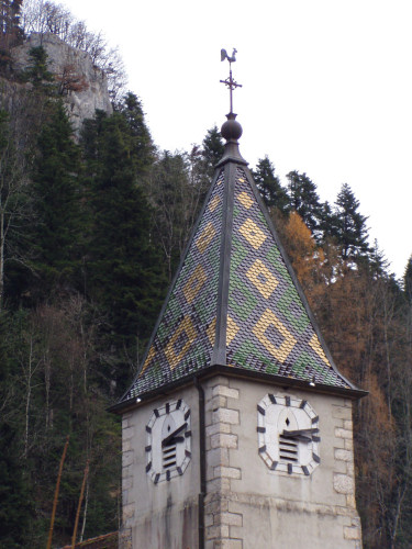 Clocher de La Frasnée (39) Photo R-N. Laurençot