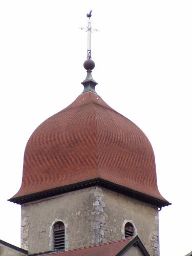 Clocher de Moirans en Montagne (39) photo R-N. Laurençot